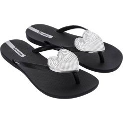 Ipanema Ipanema damskie japonki MAXI FASHION II FEM 82120 20728 - czarne 35-36. Czarne klapki damskie Ipanema, bez wzorów, bez obcasa. Za 109.99 zł.