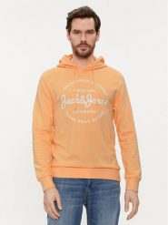 Jack&Jones Bluza Forest 12249237 Pomarańczowy Standard Fit. Brązowe bluzy męskie Jack&Jones, m, bez wzorów, z bawełny, bez kaptura. W wyprzedaży za 79.99 zł.