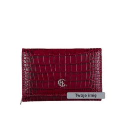 Portfel damski z grawerem skórzany Canaletto włoska skóra PD1225cs162RFIDPS. Portfele damskie bez wzorów, ze skóry. Za 180.00 zł.