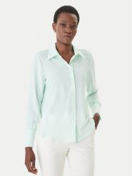 Rinascimento Koszula CFC0127447003 Zielony Regular Fit. Zielone bluzki damskie Rinascimento, m, bez wzorów, z syntetyku, bez kołnierzyka, bez ramiączek. Za 279.99 zł.