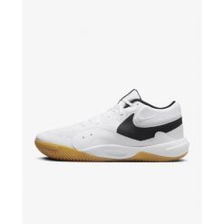Buty do siatkówki Nike Hyperquick Court Flight. Białe buty sportowe męskie Nike, bez zapięcia, do siatkówki. Za 249.99 zł.