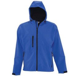 Męska Kurtka Soft Shell Replay Z Kapturem. Niebieskie kurtki sportowe męskie SOL'S, m, bez wzorów, trekkingowe. Za 281.99 zł.