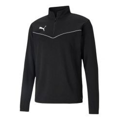 Męska Bluza Team Rise. Czarne bluzy męskie Puma, m, bez wzorów, bez kaptura. Za 198.99 zł.