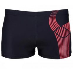Kąpielówki męskie spodenki bokserki Aqua-Sport Cosmo II. Czarne krótkie spodenki sportowe męskie AQUA-SPORT, m, bez wzorów, z dzianiny, na fitness i siłownię. Za 60.99 zł.