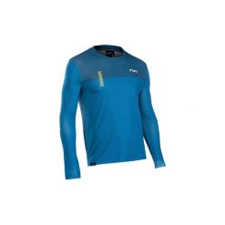 Koszulka rowerowa mtb NORTHWAVE XTRAIL 2 Jersey LS niebieska. Niebieskie bluzy męskie Northwave, m, bez wzorów, z jersey, bez kaptura. Za 135.00 zł.