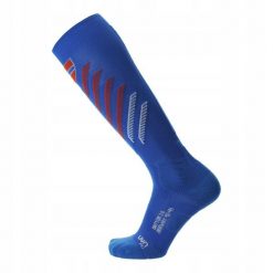 Skarpety narciarskie dla dorosłych UYN Natyon 3.0 Ski Socks Norway. Niebieskie skarpety damskie UYN, bez wzorów. Za 169.99 zł.