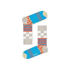 Skarpetki Happy Socks MIM01-1000. Brązowe skarpety męskie Happy Socks, z bawełny. Za 24.43 zł.