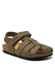 Geox Sandały J Ghita Boy J458LA 000BC C3009 S Khaki. Brązowe sandały chłopięce Geox, ze skóry, bez zapięcia. Za 149.99 zł.