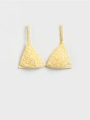 Góra od bikini - jasnożółty. Żółte bikini damskie Reserved, l, bez wzorów. W wyprzedaży za 27.99 zł.