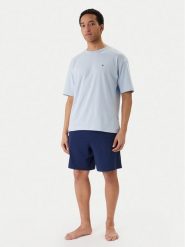 Tommy Hilfiger Piżama UM0UM03649 Niebieski Regular Fit. Niebieskie piżamy męskie Tommy Hilfiger, l, bez wzorów, z bawełny, bez ramiączek. Za 289.99 zł.