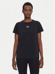 Under Armour Koszulka techniczna Rival Core 1383648 Czarny Regular Fit. Czarne koszulki sportowe damskie Under Armour, m, bez wzorów, z syntetyku, bez kołnierzyka, bez ramiączek, na fitness i siłownię. Za 107.99 zł.