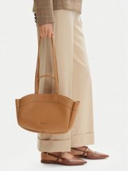 GINO ROSSI Torebka C-LDA8549 Brązowy jasny. Brązowe torebki do ręki damskie Gino Rossi, bez wzorów, ze skóry, bez dodatków. Za 199.99 zł.