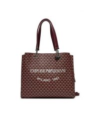 Emporio Armani Torebka Y3D158 YWS0E 80801 Brązowy. Brązowe torebki do ręki damskie Emporio Armani, bez wzorów, ze skóry, bez dodatków. Za 1,109.00 zł.