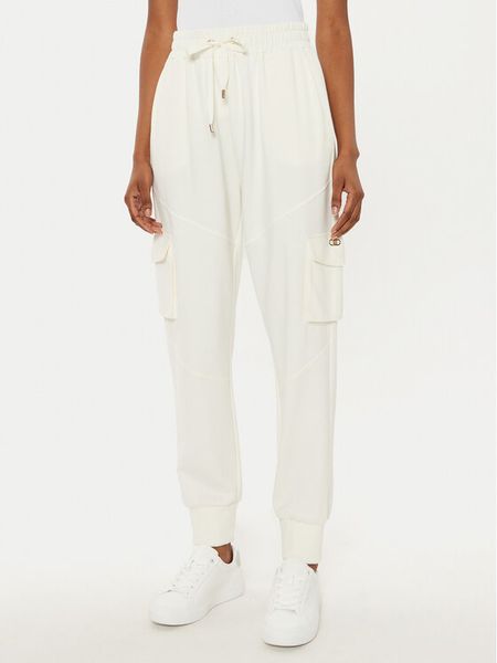 Liu Jo Spodnie dresowe TA5043 JS182 Écru Regular Fit. Spodnie dresowe damskie Liu Jo, l, bez wzorów, z dresówki. Za 269.99 zł.