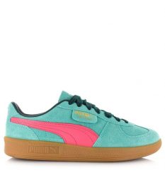 Tenisówki Puma Model Palermo Kolor Niebieski. Zielone trampki i tenisówki damskie Puma, bez wzorów, z materiału, bez zapięcia. Za 305.35 zł.