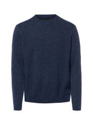 Jack & Jones sweter z dzianiny Mężczyźni niebieski, S. Niebieskie swetry przez głowę męskie Jack & Jones, m, bez wzorów, z dzianiny, bez kołnierzyka. Za 249.95 zł.