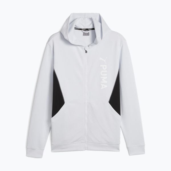 Bluza NEBBIA Crop Hoodie Iconic. Szare bluzy męskie Puma, m, bez wzorów, bez kaptura, na fitness i siłownię. Za 379.99 zł.