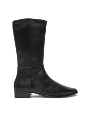 Vagabond Shoemakers Botki Nella 5816-201-20 Czarny. Czarne botki damskie Vagabond Shoemakers, ze skóry, bez obcasa, na płaskiej podeszwie, bez zapięcia. Za 829.99 zł.