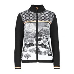 Bluza damska turystyczna CMP 7H96141. Czarne bluzy sportowe damskie CMP, s, bez wzorów, bez kaptura, trekkingowe. W wyprzedaży za 524.99 zł.