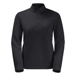 Bluza trekkingowa damska Jack Wolfskin Taunus Hz. Czarne bluzy damskie Jack Wolfskin, bez wzorów, bez kaptura, trekkingowe. Za 189.99 zł.