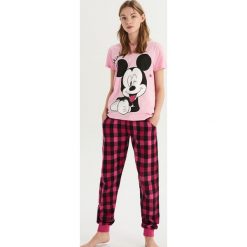 Dwuczęściowa piżama Mickey Mouse - Różowy. Piżamy damskie marki Sinsay. Za 69.99 zł.