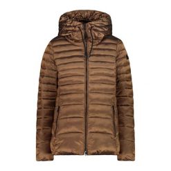 Kurtka damska turystyczna CMP 32K3076. Brązowe kurtki sportowe damskie CMP, xs, bez wzorów, bez kaptura, trekkingowe. W wyprzedaży za 370.99 zł.