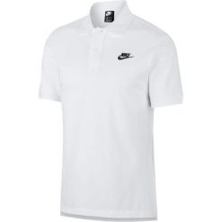 Koszulka sportowa męska Nike Matchup. Białe koszulki polo męskie Nike, m, bez wzorów, z bawełny, bez kołnierzyka, bez ramiączek. Za 233.00 zł.
