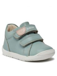 Geox Sneakersy B Macchia B164PA 08554 C3016 Niebieski. Niebieskie buty sportowe dziewczęce Geox, bez wzorów, ze skóry, bez zapięcia. Za 289.99 zł.