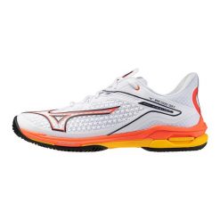 Buty do tenisa Mizuno Wave Exceed Tour 6 Ac. Białe obuwie sportowe damskie Mizuno, bez wzorów, tenisowe, mizuno wave. W wyprzedaży za 463.00 zł.