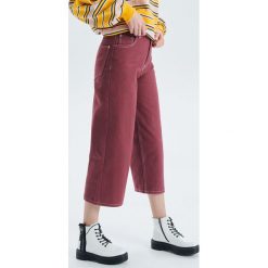 Spodnie culotte - Fioletowy. Spodnie materiałowe damskie marki Cropp. Za 119.99 zł.