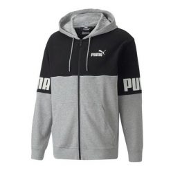 Męska Bluza Z Kapturem Power Full Zip. Czarne kurtki sportowe męskie Puma, m, bez wzorów, trekkingowe. Za 249.99 zł.