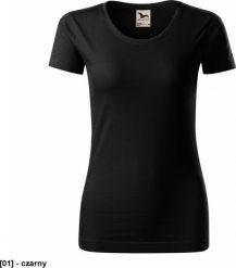 MALFINI Origin 172 - ADLER - Koszulka damska, 160 g/m, 100% bawełna organiczna - czarny M. Czarne t-shirty damskie Malfini, m, bez wzorów, z bawełny, bez kołnierzyka. Za 53.70 zł.