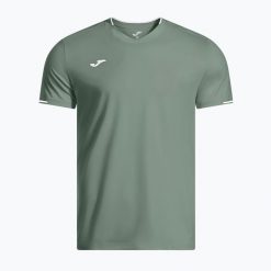 Koszulka tenisowa męska Joma Torneo. Zielone koszulki sportowe męskie Joma, m, bez wzorów, z elastanu, bez kołnierzyka, bez ramiączek, na fitness i siłownię. Za 129.99 zł.