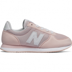 New Balance KL220P2Y. Szare buty sportowe dziewczęce New Balance, na lato, z materiału. W wyprzedaży za 99.99 zł.