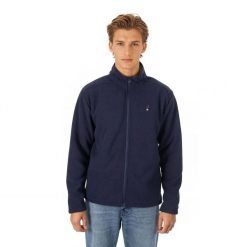 Bluza polarowa męska AULP VISOL z podszewką. Niebieskie bluzy męskie Aulp, m, bez wzorów, z polaru, bez kaptura. Za 279.99 zł.