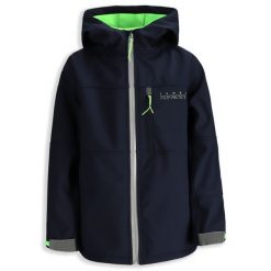 Kurtka turystyczna dla dzieci Lemon Explore WL6 wodoodporna softshell. Niebieskie kurtki i płaszcze dla chłopców LEMON explore, na jesień, bez wzorów, z elastanu, sportowe, z kapturem. Za 189.90 zł.