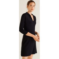Mango - Sukienka Redford. Szare sukienki damskie Mango, z bawełny, casualowe, z długim rękawem. Za 139.90 zł.