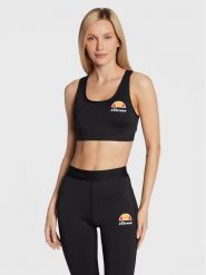 Ellesse Biustonosz top Sostino SRG09911 Czarny. Czarne koszulki sportowe damskie Ellesse, bez wzorów, z syntetyku, bez kołnierzyka, bez ramiączek, na fitness i siłownię. Za 119.99 zł.