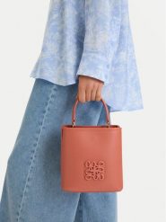 Nine West Torebka CEO-Verona-LDA8887 Pomarańczowy. Brązowe torebki do ręki damskie Nine West, bez wzorów, z materiału, bez dodatków. Za 179.99 zł.