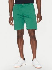 Hechter Paris Szorty materiałowe 26664 151365 Zielony Regular Fit. Zielone szorty męskie Hechter Paris, m, bez wzorów, z bawełny. Za 289.99 zł.