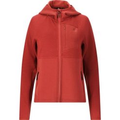 Bluza trekkingowa damska Whistler Langley Power Stretch. Czerwone bluzy damskie Whistler, bez wzorów, bez kaptura. W wyprzedaży za 201.99 zł.