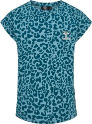 Koszulka z kwiatowym wzorem dla dziewczynki Hummel AOP. Niebieskie t-shirty i topy dla dziewczynek Hummel, bez wzorów, z bawełny, bez ramiączek. Za 162.50 zł.