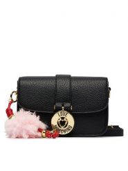 LOVE MOSCHINO Torebka JC4235PP0PKI0000 Czarny. Czarne listonoszki damskie Love Moschino, bez wzorów, ze skóry, bez dodatków. Za 949.99 zł.