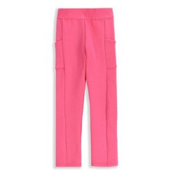 Legginsy dziecięce turystyczne ocieplane Lemon Explore ZL5. Czerwone legginsy dla dziewczynek LEMON explore, bez wzorów, z gumy, długie. Za 89.90 zł.