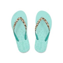 Japonki basenowe damskie Flip Flop Easy Leo. Niebieskie klapki damskie Flip Flop, bez wzorów, bez obcasa. Za 65.55 zł.