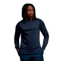 Bluza damska Canterbury Club. Niebieskie bluzy damskie CANTERBURY, bez wzorów, z dresówki, bez kaptura. Za 340.50 zł.