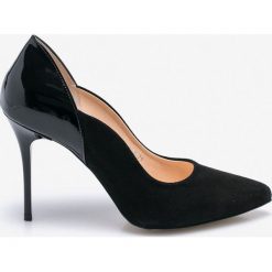 Wojas - Szpilki. Szare szpilki damskie Wojas, z materiału. Za 329.90 zł.