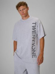 4F Fornal Size: T-shirt z nadrukiem 4F | Tomasz Fornal - szary M. Szare koszulki sportowe męskie 4f, m, z aplikacjami, z bawełny, klasyczne, bez kołnierzyka. Za 99.99 zł.