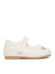 Guess Baleriny CEO-CM250801-2 Biały. Białe baleriny dziewczęce Guess, z aplikacjami, z materiału, bez zapięcia. Za 149.99 zł.