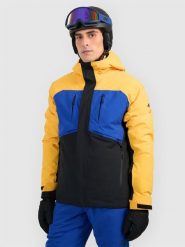 4F Kurtka narciarska membrana 10000 męska - pomarańczowa S. Brązowe kurtki snowboardowe męskie 4f, m, bez wzorów, bez kaptura, narciarskie. Za 699.99 zł.